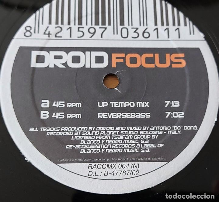Discos de vinilo: Maxi 12&rdquo; DROID FOCUS RAC 2002 ESPA&Ntilde;A - Foto 4