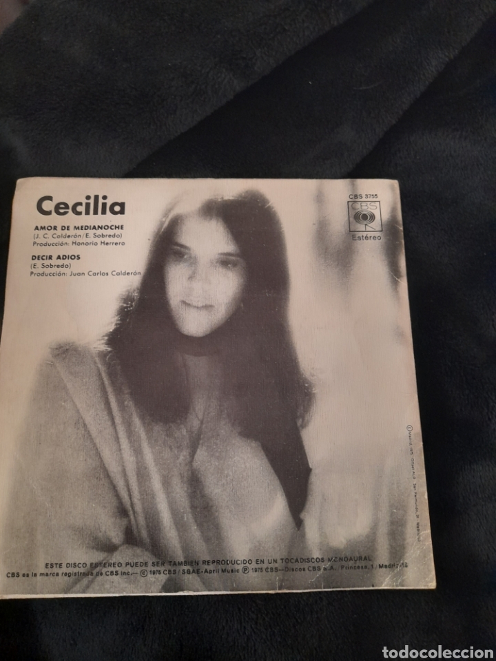Discos de vinilo: Amor de media noche, vinilo de Cecilia - Foto 2