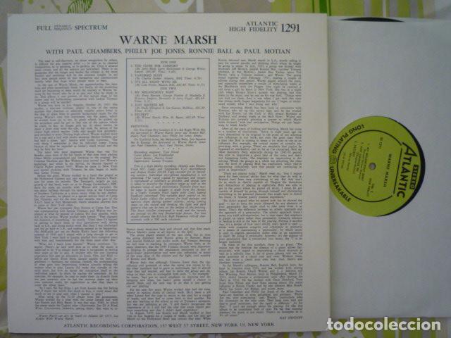 Discos de vinilo: Warne Marsh (Atlantic, US, re 90s?) - Foto 2