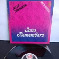 Discos de vinilo: *JULES TROPICANA, JANE REMEMBERS, SPAIN, BANCO Y NEGRO, 1983