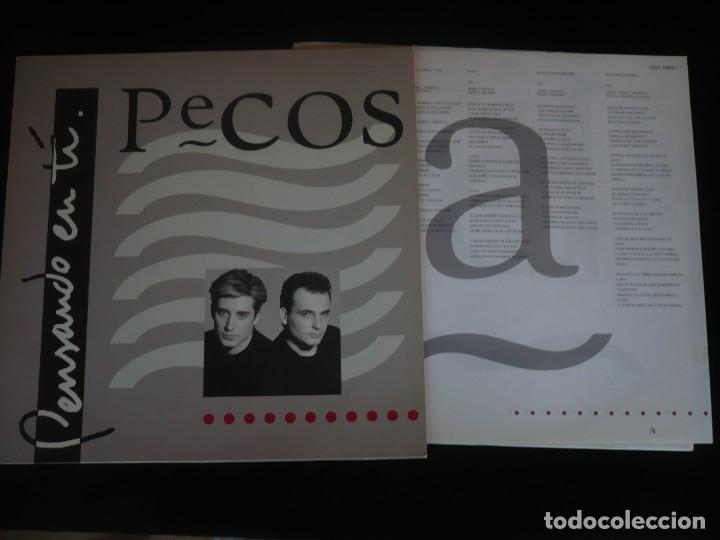 Discos de vinilo: PECOS PENSANDO EN TI - CON HOJA CON LETRAS - COMO NUEVO - Foto 1