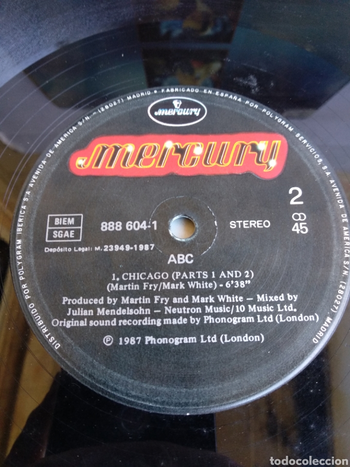 Discos de vinilo: *ABC, CHICAGO, SPAIN, POLYGRAM, 1987 - Foto 4
