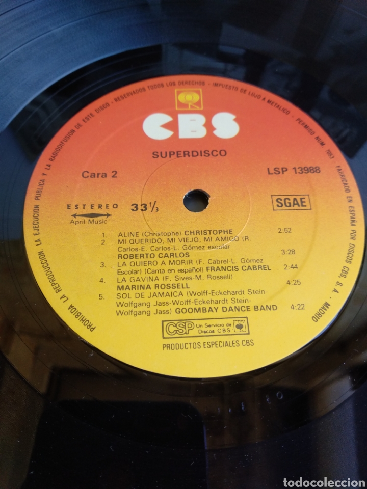 Discos de vinilo: *SERDISCO, SPAIN, CBS, 1980 - Foto 3