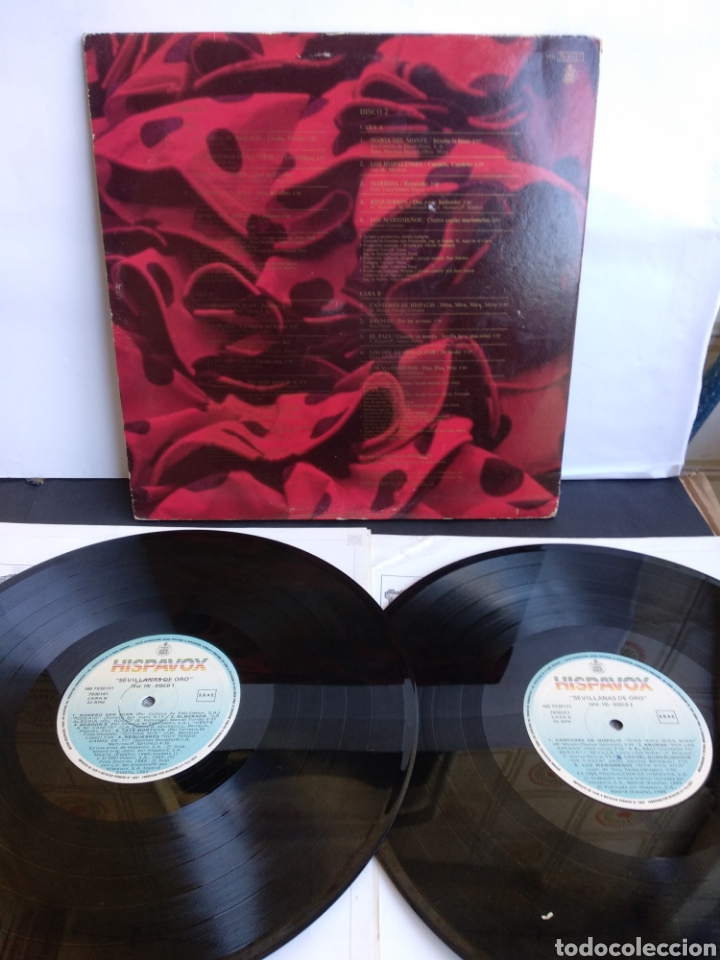 Discos de vinilo: *SEVILLANAS DE ORO, SPAIN, HISPAVOX 1989 - Foto 3