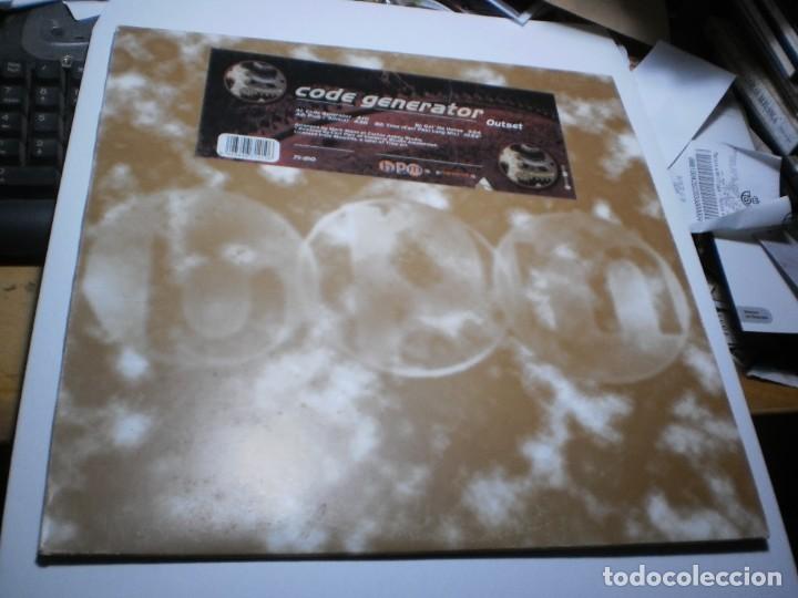 Discos de vinilo: maxi single code generator outset. bpm bip progressive music. 1997 nunca en TC (seminuevo) - Foto 1