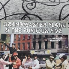 Discos de vinilo: GRANDMASTER FLASH & THE FURIOUS FIVE ‎– THE MESSAGE = MENSAJE. Lote 329436698