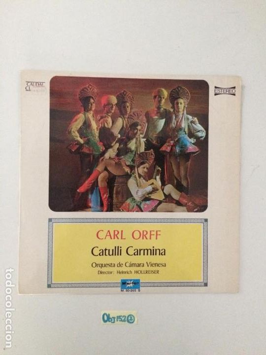 Discos de vinilo: Carl Orff Catulli Carmina - Foto 1