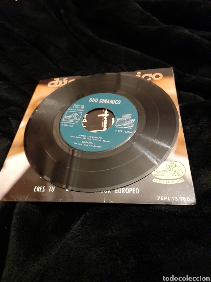 Discos de vinilo: Vinilo del D&uacute;o Din&aacute;mico, Amor de verano - Foto 3