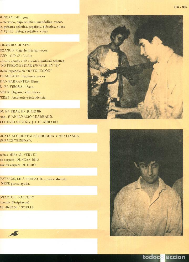 Discos de vinilo: DUNCAN DHU - CANCIONES - Foto 4