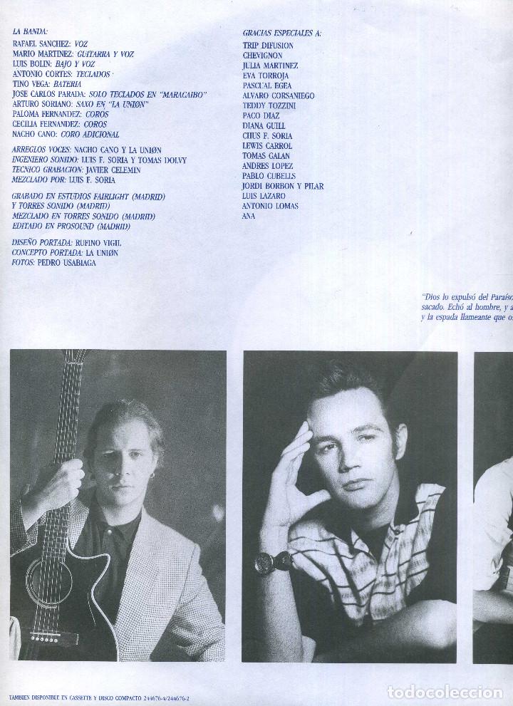 Discos de vinilo: LA UNION - VIVIR AL ESTE DEL EDEN - Foto 3