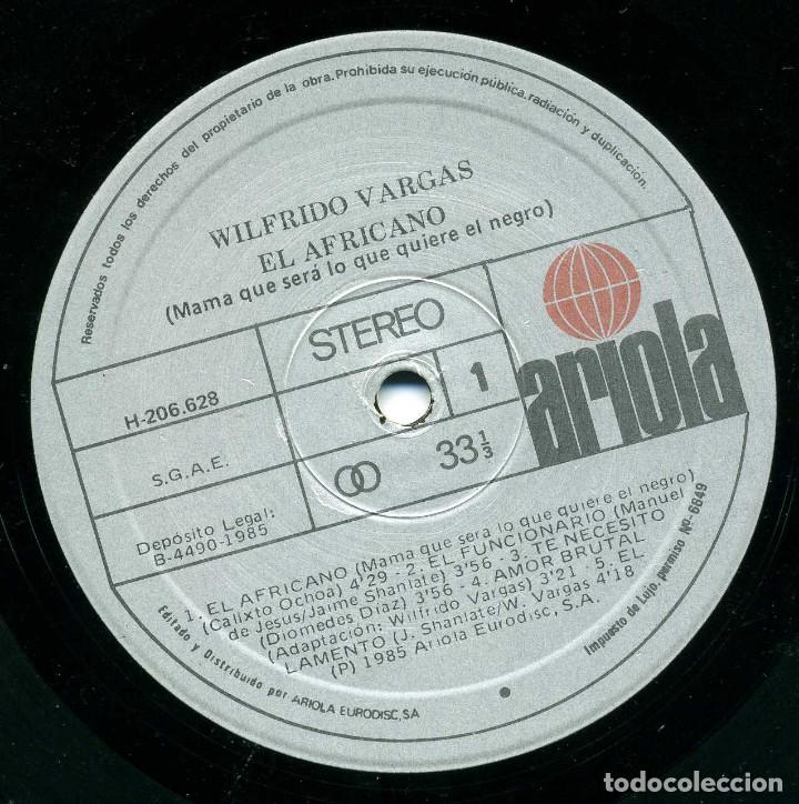 Discos de vinilo: WILFRIDO VARGAS - EL AFRICANO - Foto 1