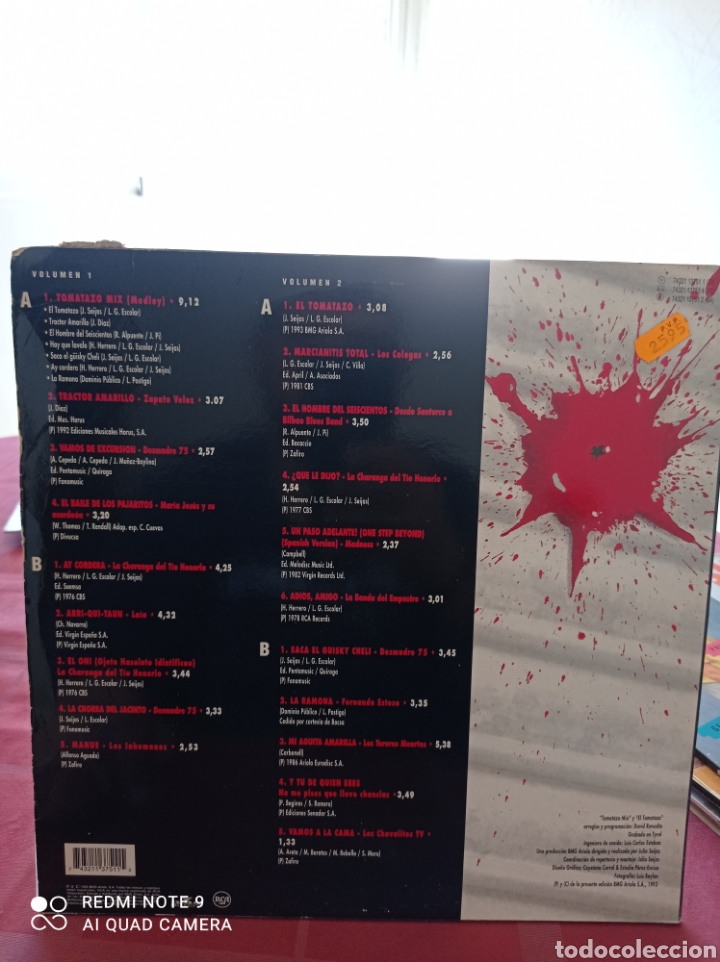 Disques de vinyle: Tomatazo varios artistas