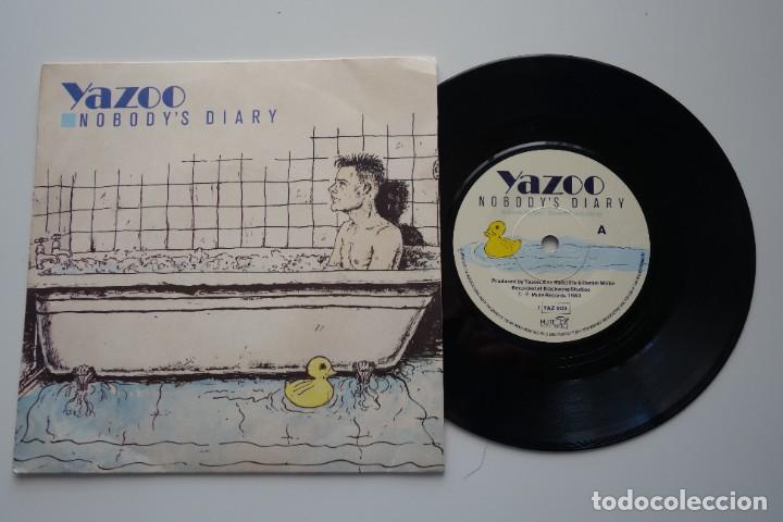 Discos de vinilo: YAZOO: Nobodys Diary . Single 7&rdquo; vinilo ORIGINAL UK - Foto 1