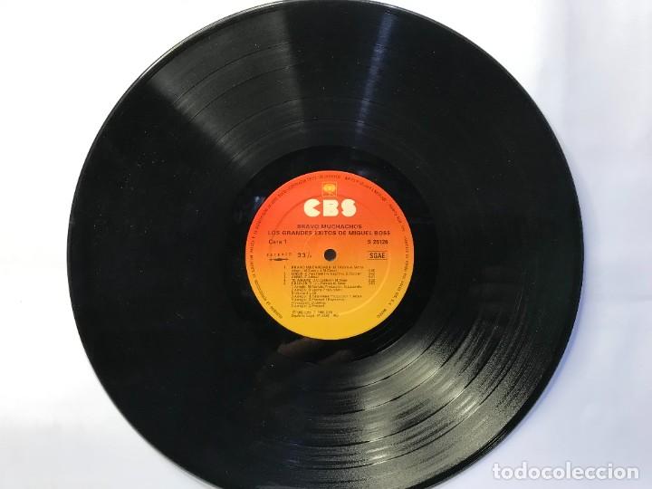 Discos de vinilo: Miguel Bos&eacute; &ndash; Bravo Muchachos Y Sus Grandes &Eacute;xitos - - Foto 5
