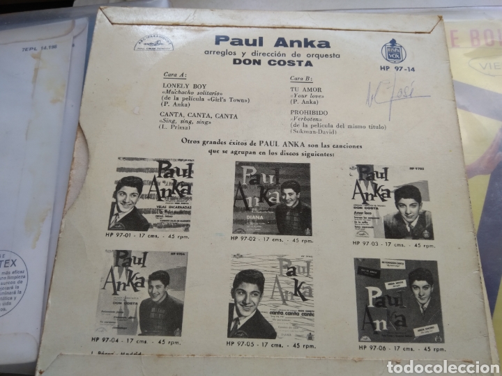 Discos de vinilo: SINGLE PAUL ANKA.... - Foto 3