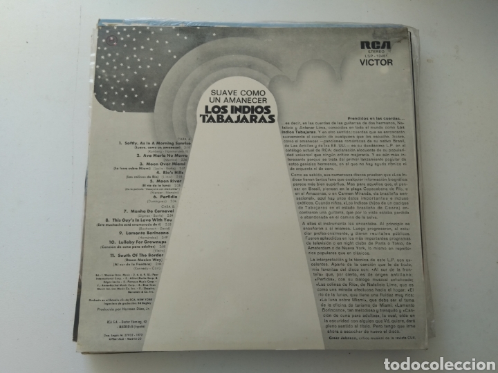 Discos de vinilo: LP LOS INDIOS TRABAJARAS - Foto 2
