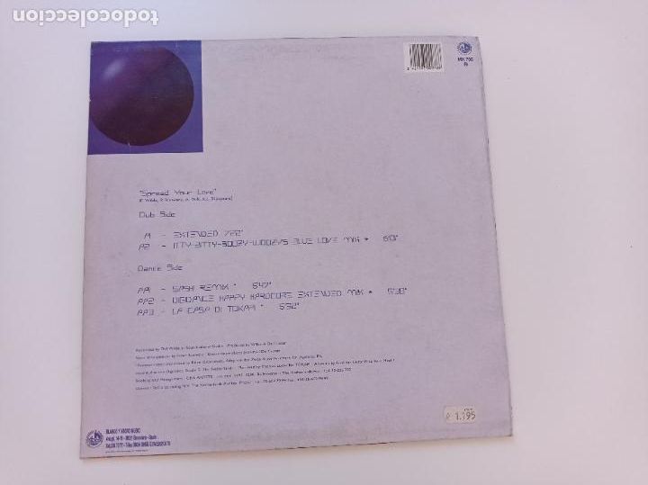 Discos de vinilo: 2 unlimited-spread your love.maxi - Foto 2