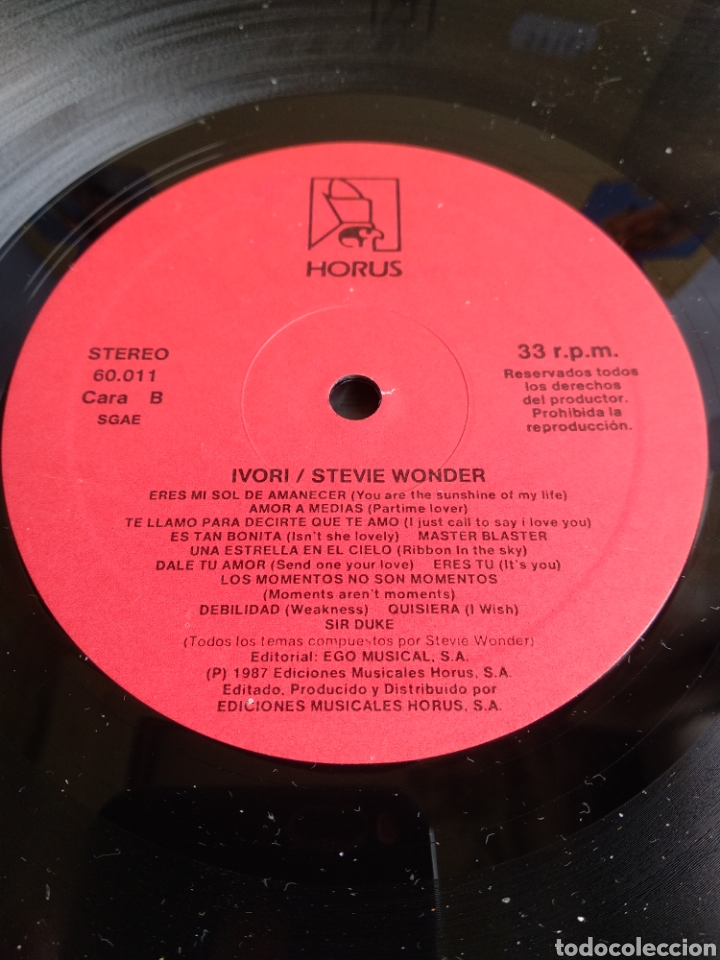 Discos de vinilo: *IVORY, ABBA & STEVIE, SPAIN, HORUS, 1987 - Foto 4