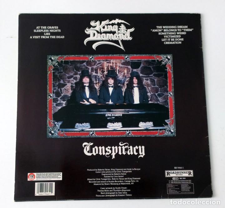Discos de vinilo: LP KING DIAMOND - CONSPIRACY - Foto 2