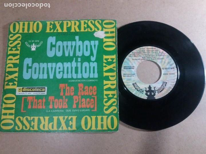 Discos de vinilo: OHIO EXPRESS / COWBOY CONVENTION / SINGLE 7 PULGADAS - Foto 1