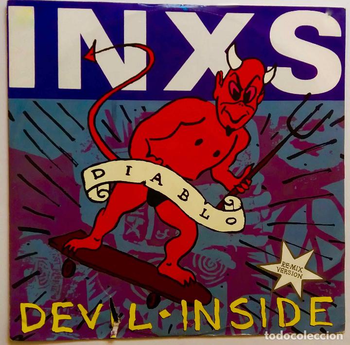 Discos de vinilo: INXS, DEVIL INSIDE. MAXI SINGLE UK 3 TEMAS - Foto 1