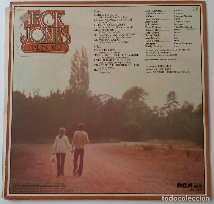 Discos de vinilo: JACK JONES, HARBOUR. LP ORIGINAL UK - Foto 2