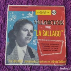 Discos de vinilo: VILLANCICOS POR ”LA SALLAGO” ,VINYL 7” EP SPAIN 1958 3-24103. Lote 329617833