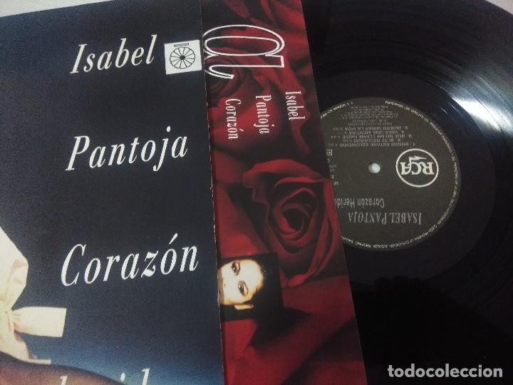 Discos de vinilo: ISABEL PANTOJA/CORAZON HERIDO/VINILO. - Foto 2