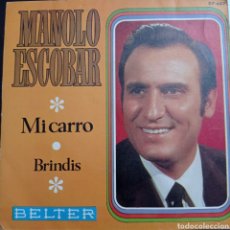 Discos de vinilo: DISCO VINILO SINGLES MANOLO ESCOBAR 1969 BELTER. Lote 329668513