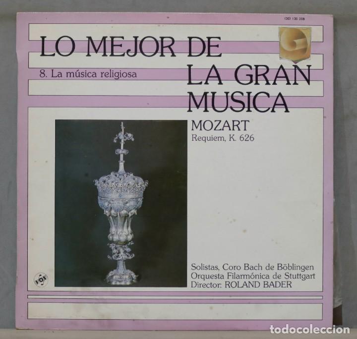 Discos de vinilo: LP. MOZART. REQUIEM K. 626. BADER - Foto 1