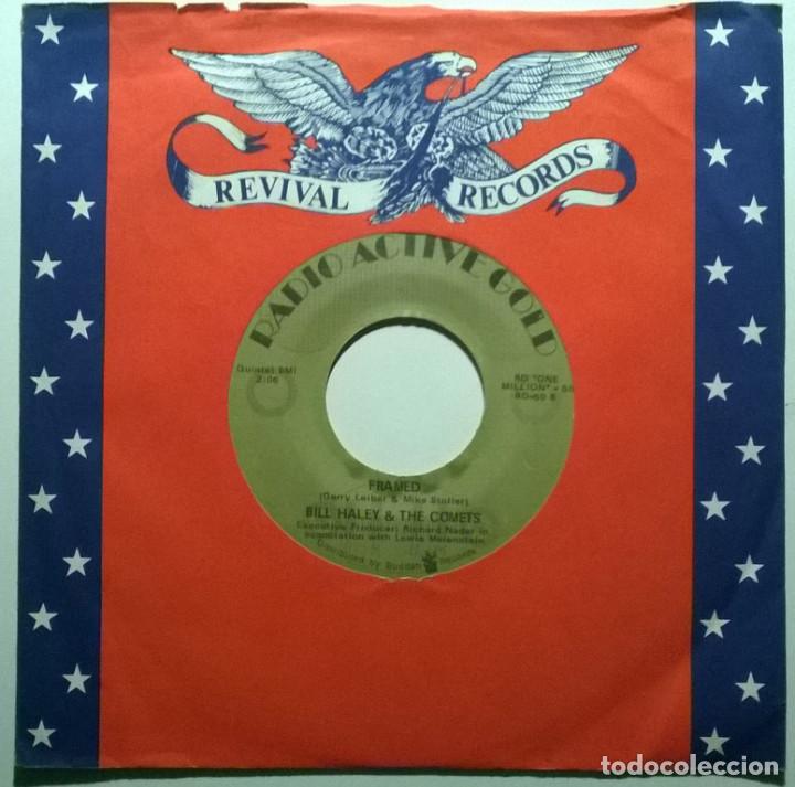 Discos de vinilo: Bill Haley & his Comets. Crazy man crazy/ Framed. Buddah UK single - Foto 1
