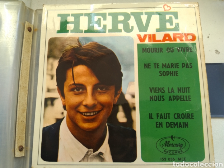 Discos de vinilo: SINGLE HERVE VILARD.... - Foto 1