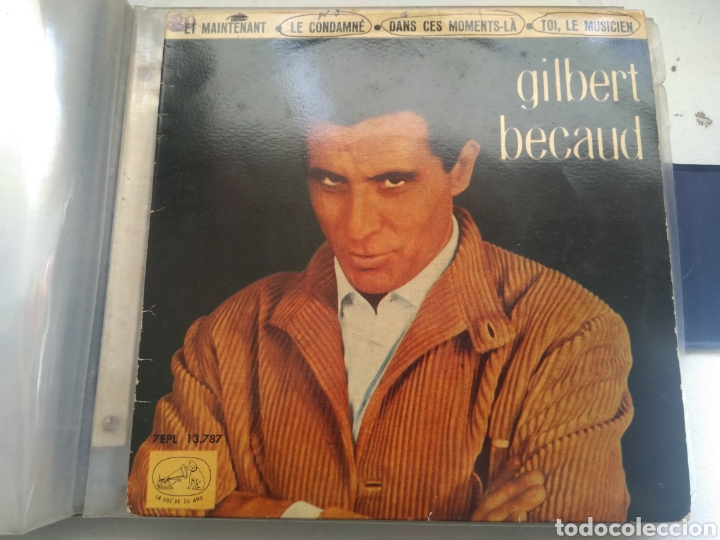 Disques de vinyle: SINGLE GILBERT BECAUD