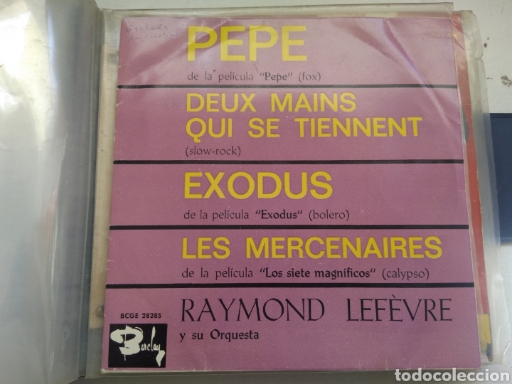Discos de vinilo: SINGLE RAYMOND LEFEVRE - Foto 1