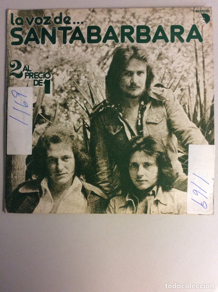 Discos de vinilo: Santabarbara. La voz de... Doble LP. Dos discos. - Foto 1