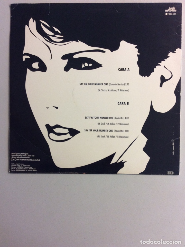 Discos de vinilo: Olivia Gray. Say i&rsquo;m your number one. - Foto 2