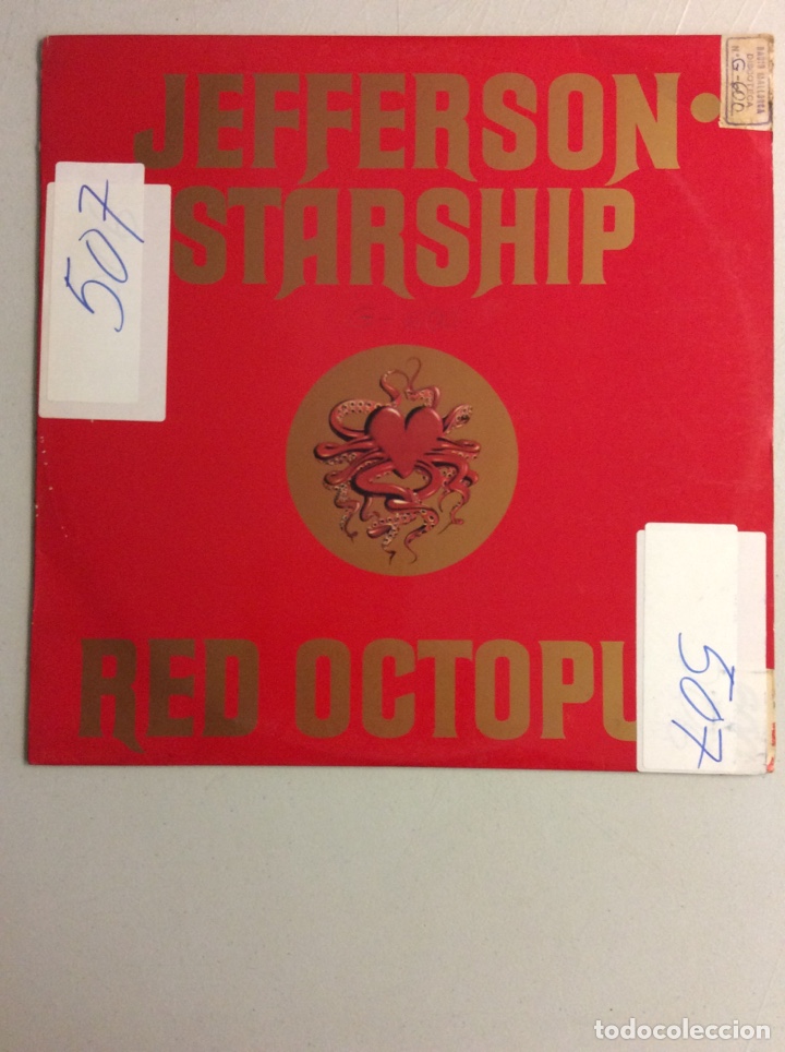 Discos de vinilo: Jefferson Starship. Red Octopus - Foto 1