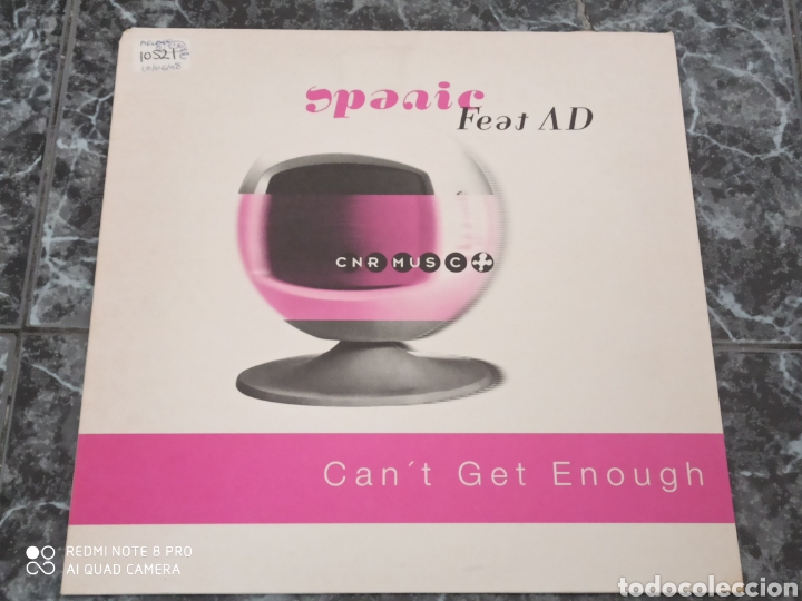 Discos de vinilo: Spanic Feat. AD - Cant Get Enough - Foto 1