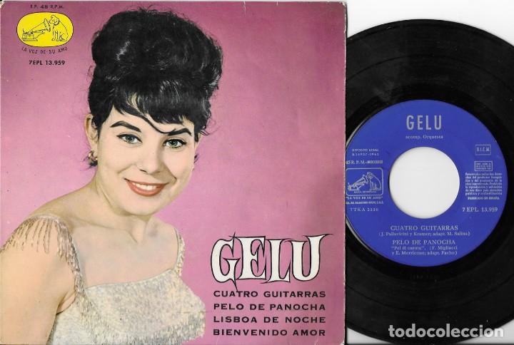 Dischi in vinile: GELU EP CUATRO GUITARRAS + 3 ESPA&Ntilde;A 1963 RARO