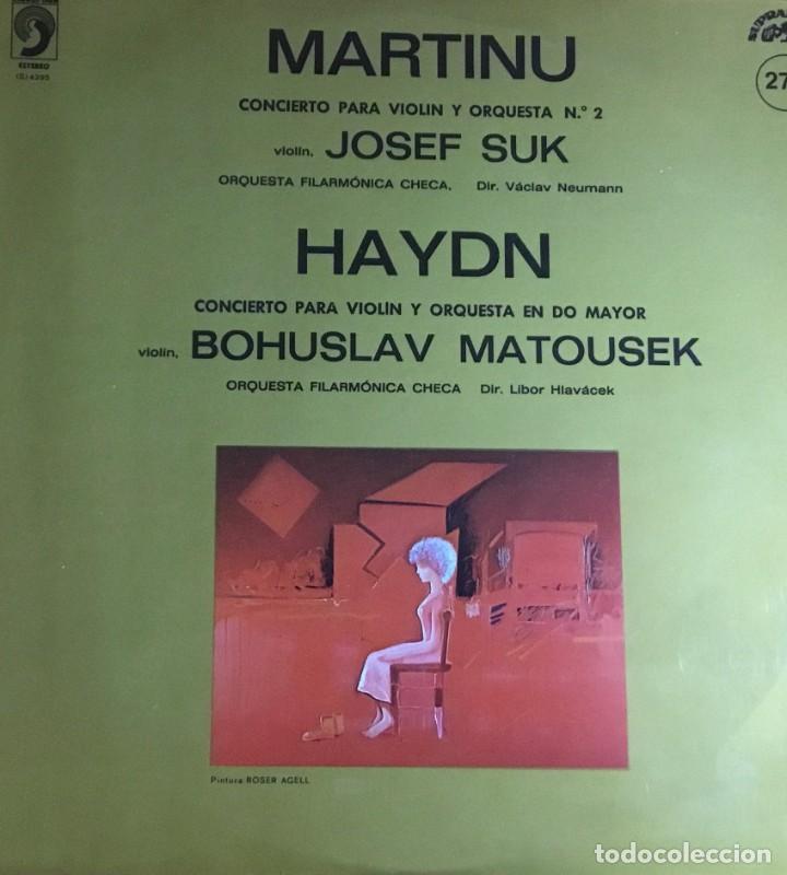 Discos de vinilo: MARTINU Y HAYDN - Foto 1