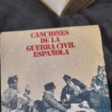 Discos de vinilo: ANTIGUO VINILO, CANCIONES DE LA GUERRA CIVIL ESPAÑOLA. Lote 329813793