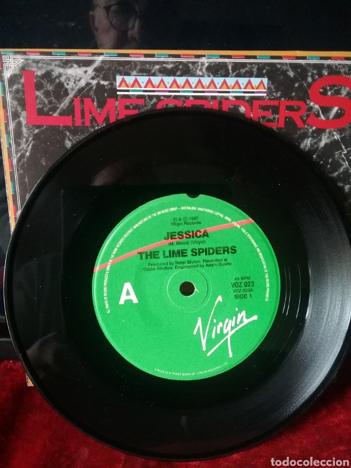 Discos de vinilo: LIME SPIDERS 1987 Virgin Australia - Foto 2