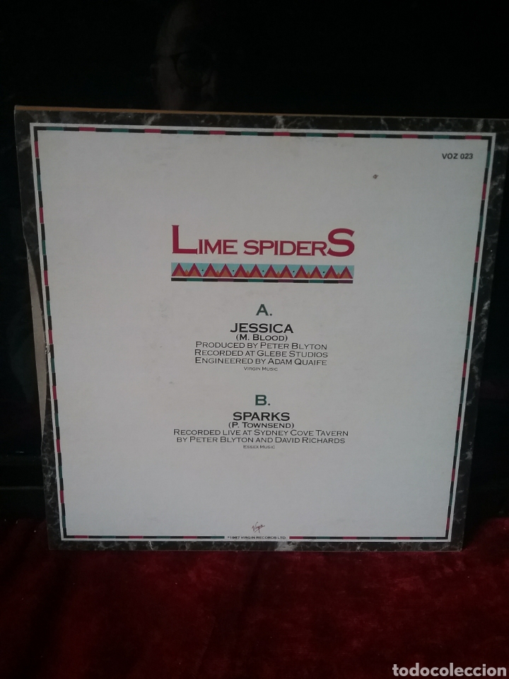 Discos de vinilo: LIME SPIDERS 1987 Virgin Australia - Foto 4