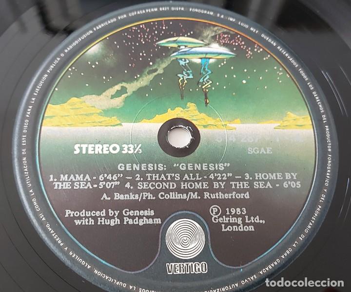 Discos de vinilo: LP GENESIS GENESIS VERTIGO A&Ntilde;O 1983 ESPA&Ntilde;A - Foto 4