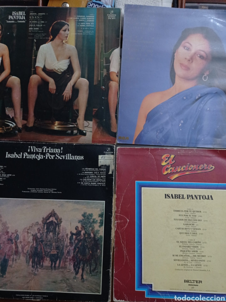 Discos de vinilo: 4 DISCOS DE VINILO DE ISABEL PANTOJA - Foto 2