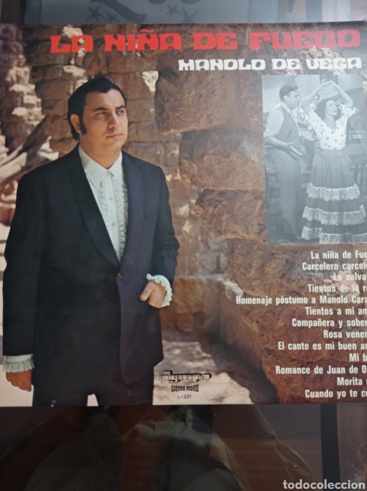 Discos de vinilo: 2DISCOS VINILO LP DE MANOLO DE VEGA - Foto 3