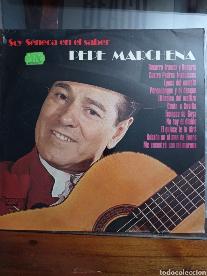 Discos de vinilo: DISCO VINILO LP PEPE MARCHENA ,SOY SENECA EN EL SABER - Foto 1