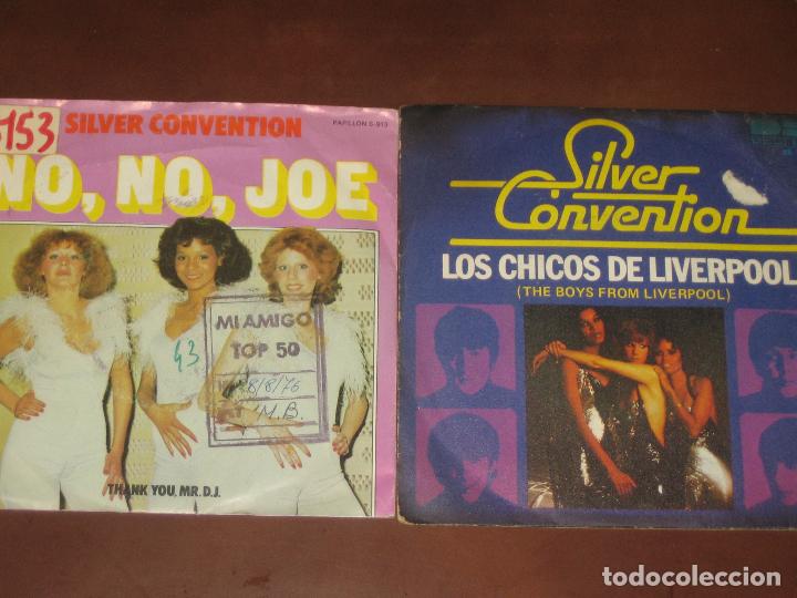 Discos de vinilo: SILVER CONVENTION - LOTE DE DOS SINGLES - - Foto 1
