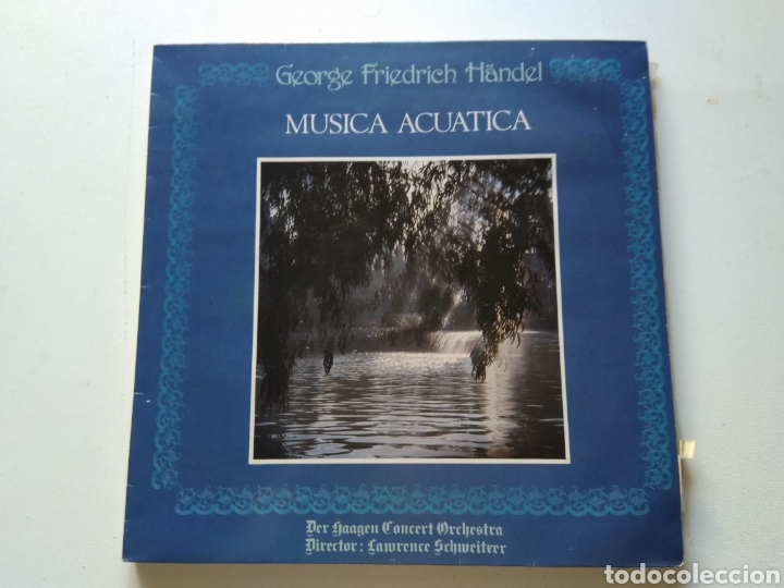 Discos de vinilo: LP H&Auml;NDEL/M&Uacute;SICA ACUATICA - Foto 1