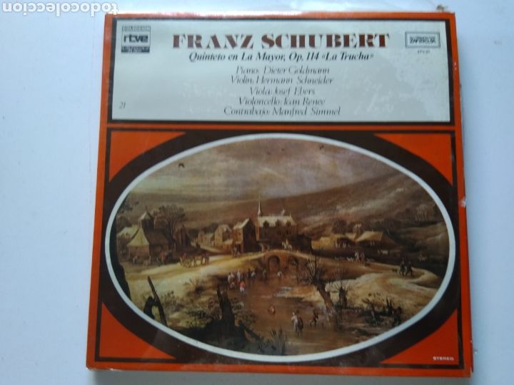 Discos de vinilo: LP SCHUBERT/QUINTETO EN LA MAYOR LA TRUCHA - Foto 1